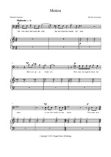 Motion - Song for Baritone and Piano